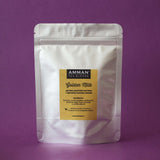 Doypack con mezcla para Golden Milk de Amman Tea Blends de 50g con cúrcuma, canela, jengibre y especias, antiinflamatorio natural que refuerza el sistema inmune.
