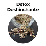 Mezcla de hierbas detox deshinchante para infusión natural, combinación de especias y semillas que ayudan a la digestión y a reducir la hinchazón.